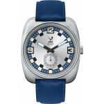 Montre jaz 2002 phenix jz110 / 3 - montre carr�e cuir bleue homme