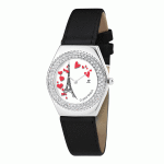 Montre mf316 - coeurs - te - noir - so charm