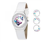 Montre mf316 - papillon - papillon - blanc - so charm Montre mf316 - papillon - papillon - blanc - so charm