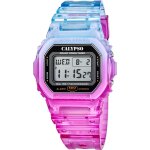 Montre mixte calypso color splash - k5874 - 5 bracelet plastique mauve