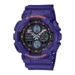 Montre mixte casio g - shock ga - 140 - 6aer - bracelet résine violet Montre mixte casio g - shock ga - 140 - 6aer - bracelet résine violet