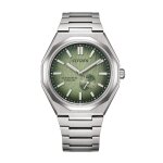 Montre mixte citizen zenshin super titanium mechanical - nk5020 - 58x bracelet titane