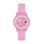 Montre mixte enfant lacoste 12. 12 kids - 2030058 bracelet silicone rose