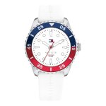 Montre mixte enfant tommy hilfiger opportunity - 1720050 bracelet silicone blanc