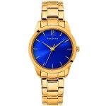 Montre pierre lannier bleu dor femme