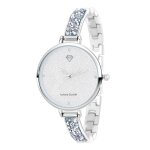 Montre par so charm ; orn�e de cristaux swarovski ; mf437 - afa - swaro