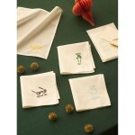 Mouchoir hankie lucky blanc 25 x 25