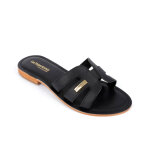 Mule femme damia noir - les trop�ziennes en cuir