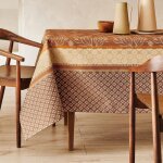 Nappe antitache polyester moisson - caramel