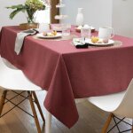 Nappe en polyester recycl� bromenap - rouge bordeaux