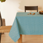Nappe en coton dperlante gatsby - bleu ptrole
