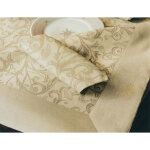 Nappe coton jacquard ombelle blanc des vosges Nappe coton jacquard ombelle blanc des vosges