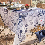 Nappe enduite paysage bleu aqua