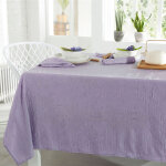 Nappe de table froiss� fontana - violet lilas