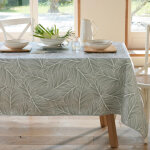 Nappe imprim�e imperm�able et antitache grise eloa