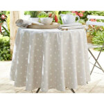 Nappe micro - enduite  pois beige clair