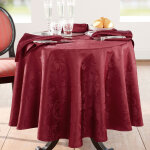 Nappe ovale 180x270 cm dalila - griotte