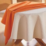 Nappe de protection pour table ronde ou ovale modle luxe 150 cm
