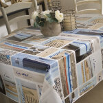 Nappe rectangle bretagne toile ciree multicolore Nappe rectangle bretagne toile ciree multicolore