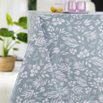 Nappe rectangle erbario toile ciree vert Nappe rectangle erbario toile ciree vert