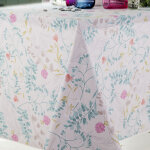 Nappe rectangle noelia toile ciree vert Nappe rectangle noelia toile ciree vert