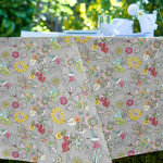 Nappe rectangle paradisiaque toile ciree multicolore Nappe rectangle paradisiaque toile ciree multicolore