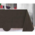 Nappe rectangulaire rouge anti - tache uni - mini tactile