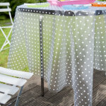 Nappe ronde 140 en plastique ideal transparent