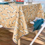 Nappe ronde d140cm sardinha - beige