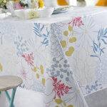 Nappe ronde fragrance toile ciree multicolore 140 cm Nappe ronde fragrance toile ciree multicolore 140 cm