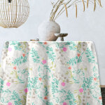 Nappe ronde noelia, toile ciree vert Nappe ronde noelia, toile ciree vert
