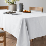 Nappe de table cotolinen - blanc