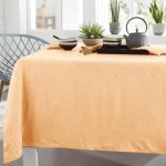 Nappe de table froiss� fontana - beige sable