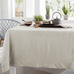 Nappe de table froiss� fontana - naturel