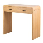 Nordlys - console table scandinave en bois avec 2 tiroirs Nordlys - console table scandinave en bois avec 2 tiroirs