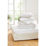 Oreiller enveloppe en mircofibre avec traitement rafraichissant eole blanc