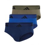 Ot de 3 slips homme active flex cotton adidasport bleu en coton