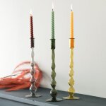 Pacha lot de 3 chandeliers en verre