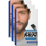 Pack 3 colorations barbe - chtain moyen fonc - just for men