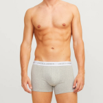 Pack de 7 maillots gris clair beau en coton