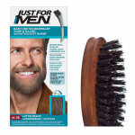 Pack coloration barbe chatain et brosse � barbe - couleur naturelle - just for men
