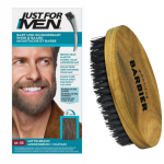 Pack coloration barbe chatain et brosse � barbe - couleur naturelle - just for men