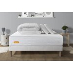 Pack matelas sommier memo bio mousse avec couette et 2 oreillers Pack matelas sommier memo bio mousse avec couette et 2 oreillers