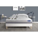 Pack prêt a dormir matelas actiflex soft 3 zones de confort sommier kit blanc et 2 oreillers couette Pack prêt a dormir matelas actiflex soft 3 zones de confort sommier kit blanc et 2 oreillers couette