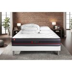 Pack prêt a dormir matelas regen a memoire de forme sommier kit blanc couette 2 oreillers Pack prêt a dormir matelas regen a memoire de forme sommier kit blanc couette 2 oreillers