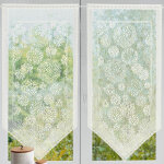 Paire de voilage en pointe dentelle camille blanc �cru