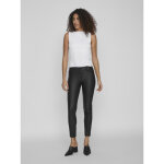 Pantalon 5 poches skinny fit noir en viscose