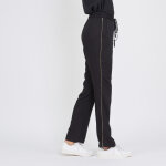 Pantalon  bandes dores cline en viscose noir