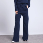 Pantalon bleu marine en cachemire