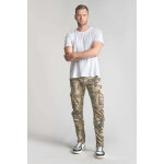 Pantalon cargo albancam beige en coton Pantalon cargo albancam beige en coton